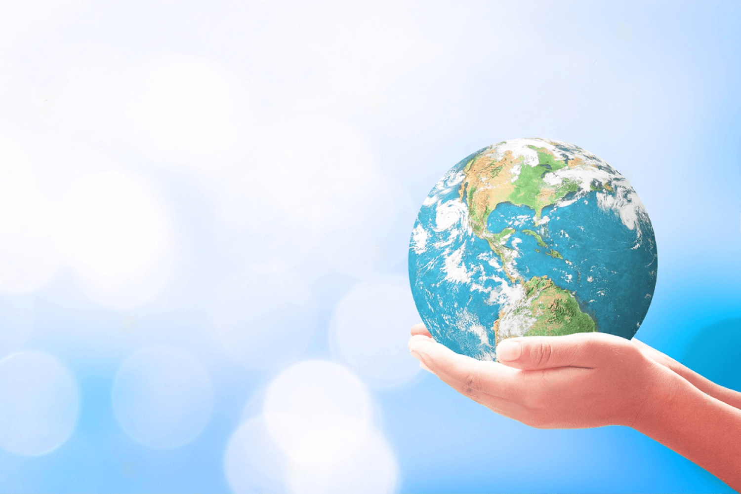 holding the earth